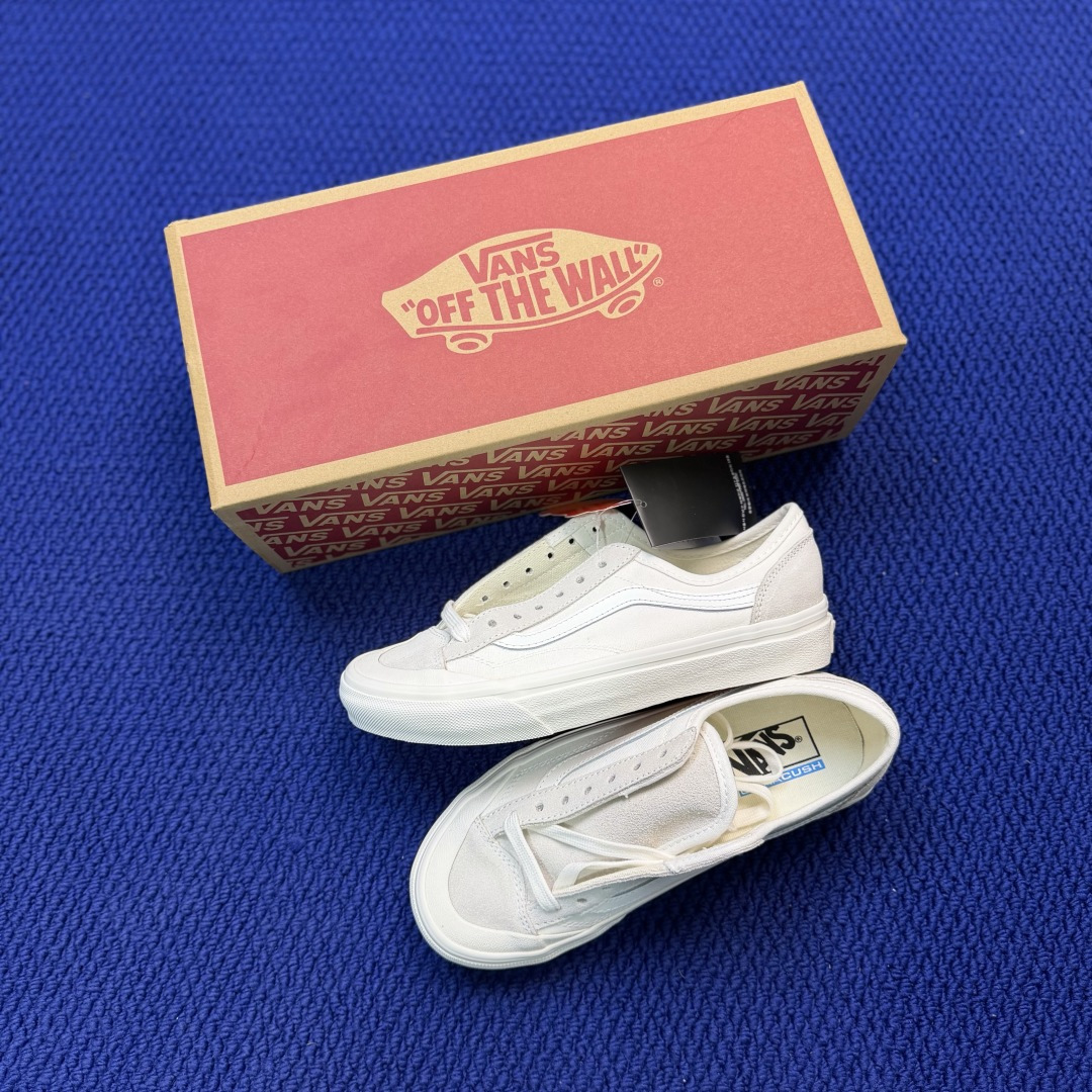 虎扑版！Vans Style 36 低帮 023V纯原级别外贸订单！万斯经典 硫化帆布板鞋正品海鸥线 鞋