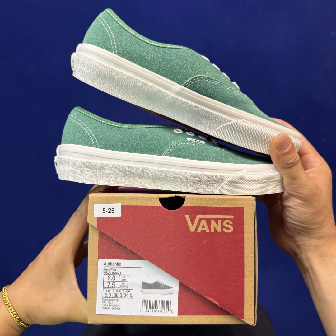 虎扑版！Vans Authentic 安纳海姆 5-26纯原级别外贸订单！万斯经典 硫化帆布板鞋正品海鸥