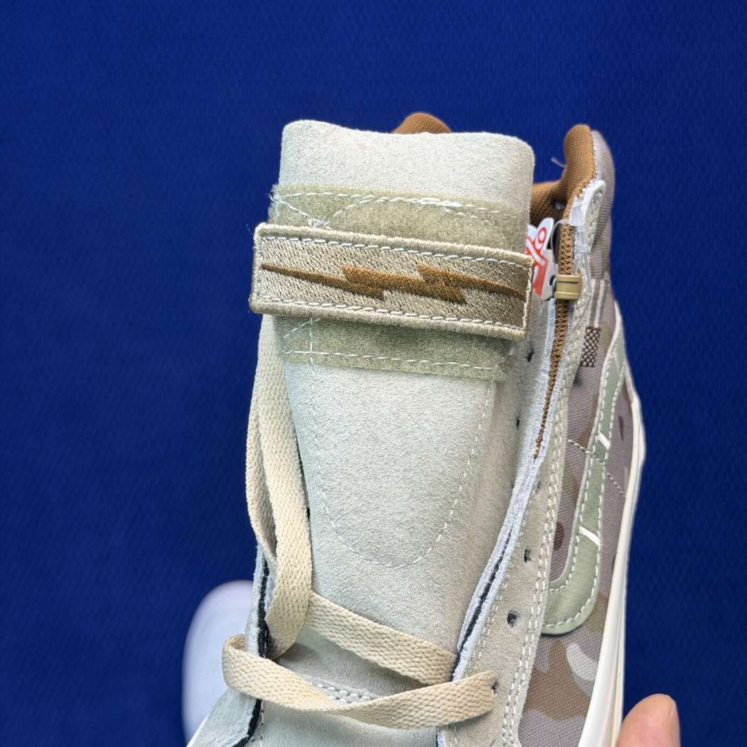虎扑版！Vans Sk8-Hi 高帮 117VNotchback联名核战危机迷彩浅棕纯原级别外贸订单！万