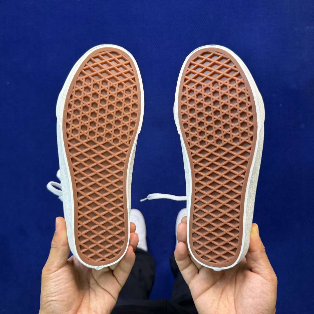 虎扑版！Vans Sk8-Mid 中帮 039V纯原级别外贸订单！万斯经典 硫化帆布板鞋正品海鸥线 鞋头