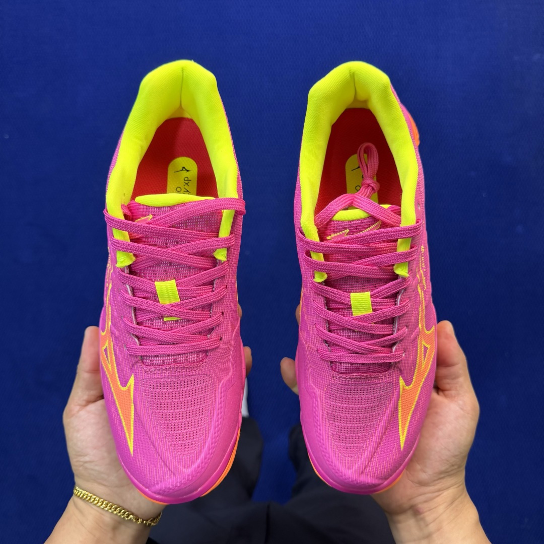 外贸爆款 Mizuno Wave Lightning ELITE 排球鞋 共4色！货号：V1GA 霓虹橙
