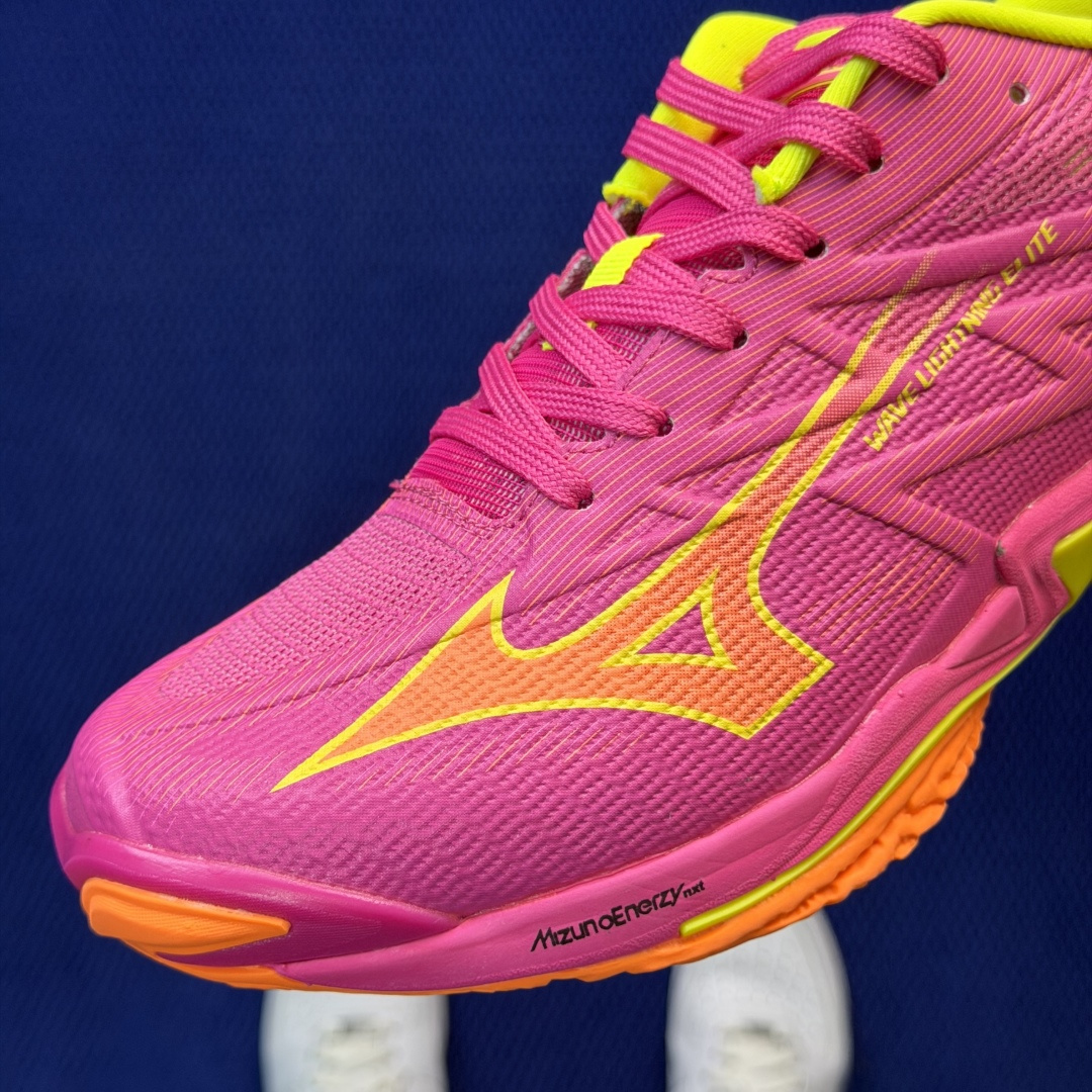 外贸爆款 Mizuno Wave Lightning ELITE 排球鞋 共4色！货号：V1GA 霓虹橙