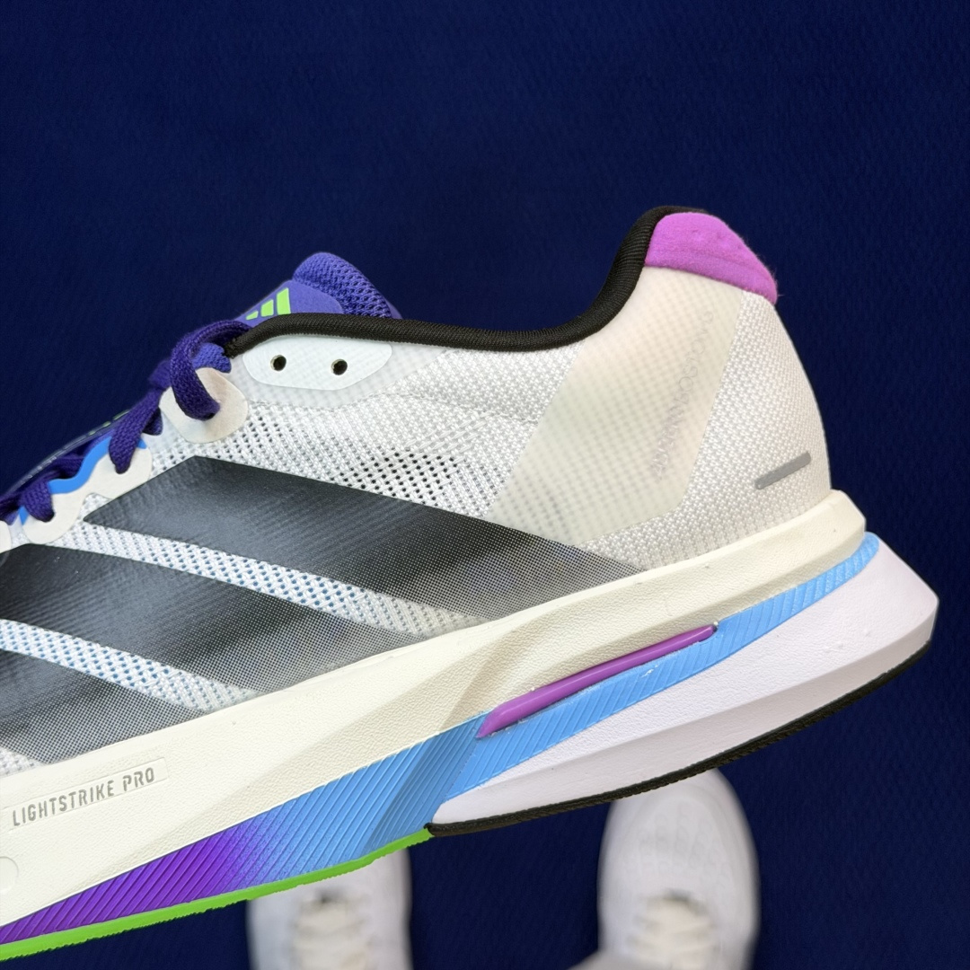 阿迪达跑鞋：波士顿13 第9色:彩色adidas Adizero Boston 13 马拉松跑步鞋货号：