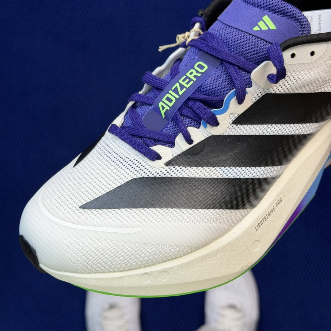 阿迪达跑鞋：波士顿13 第9色:彩色adidas Adizero Boston 13 马拉松跑步鞋货号：