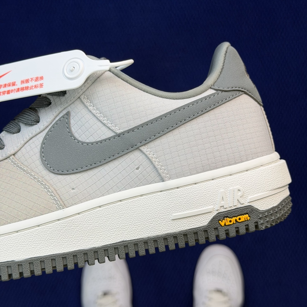 3A空军！第647色：V底GTX防水机能浅灰Nike Air Force 1 Low百分百原鞋开发！PT