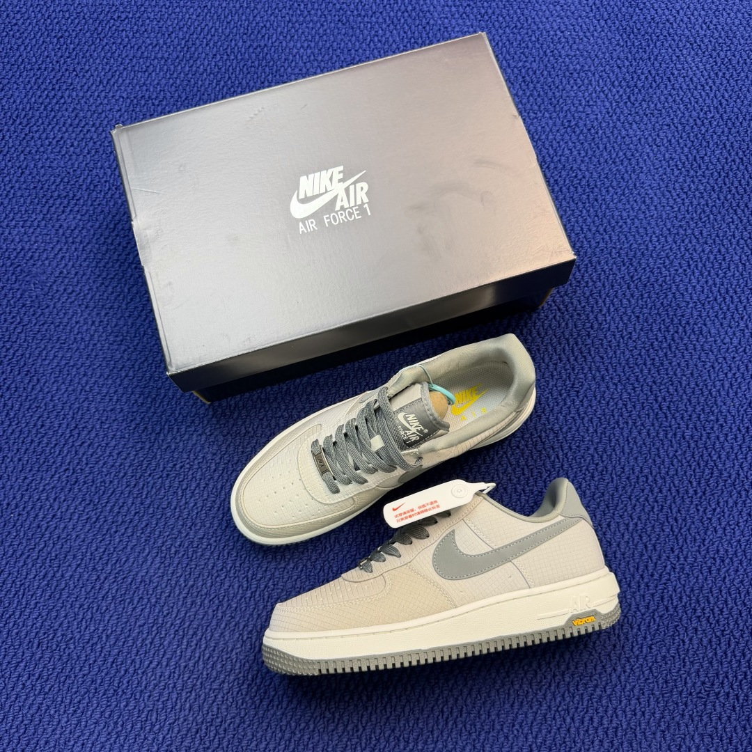3A空军！第647色：V底GTX防水机能浅灰Nike Air Force 1 Low百分百原鞋开发！PT