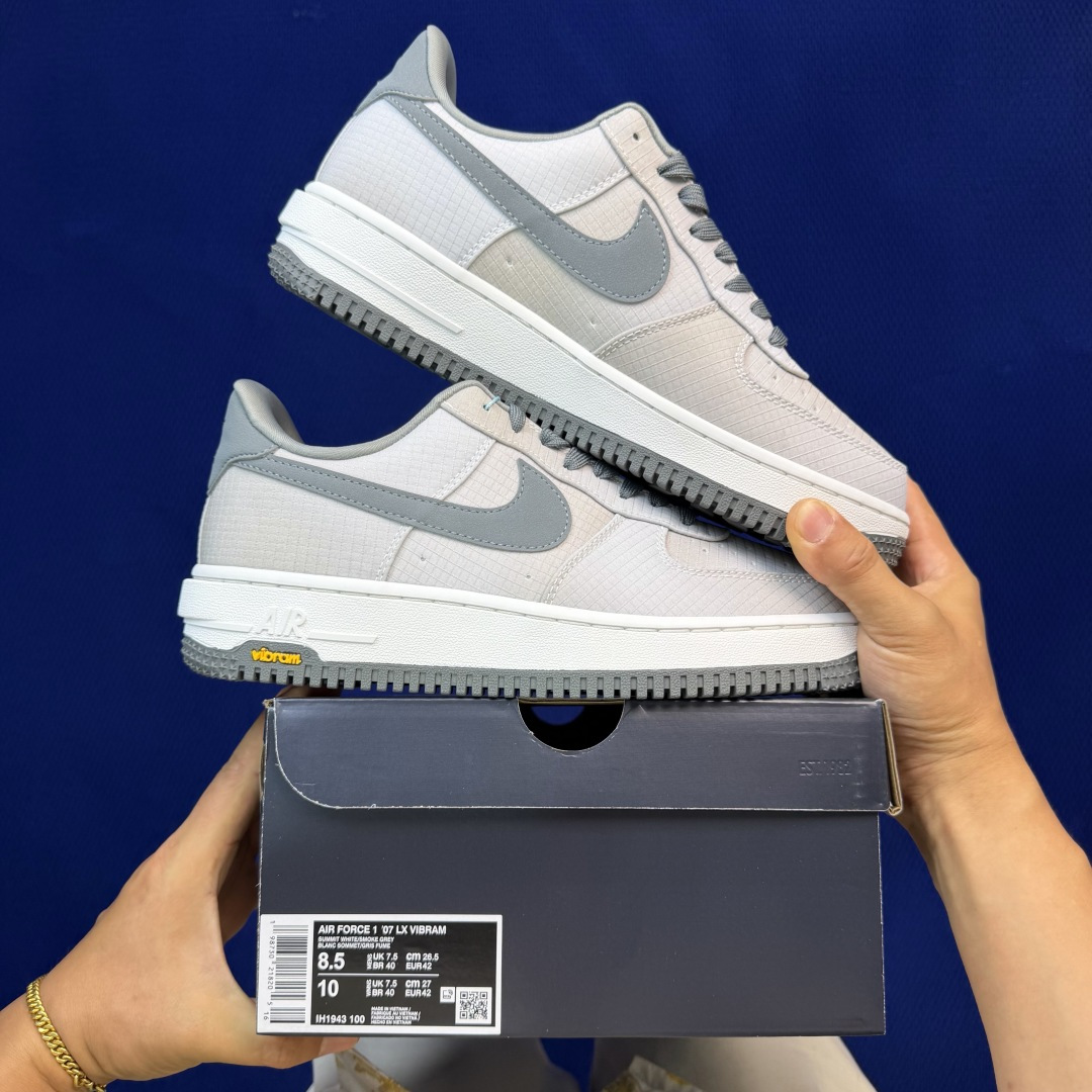 3A空军！第647色：V底GTX防水机能浅灰Nike Air Force 1 Low百分百原鞋开发！PT