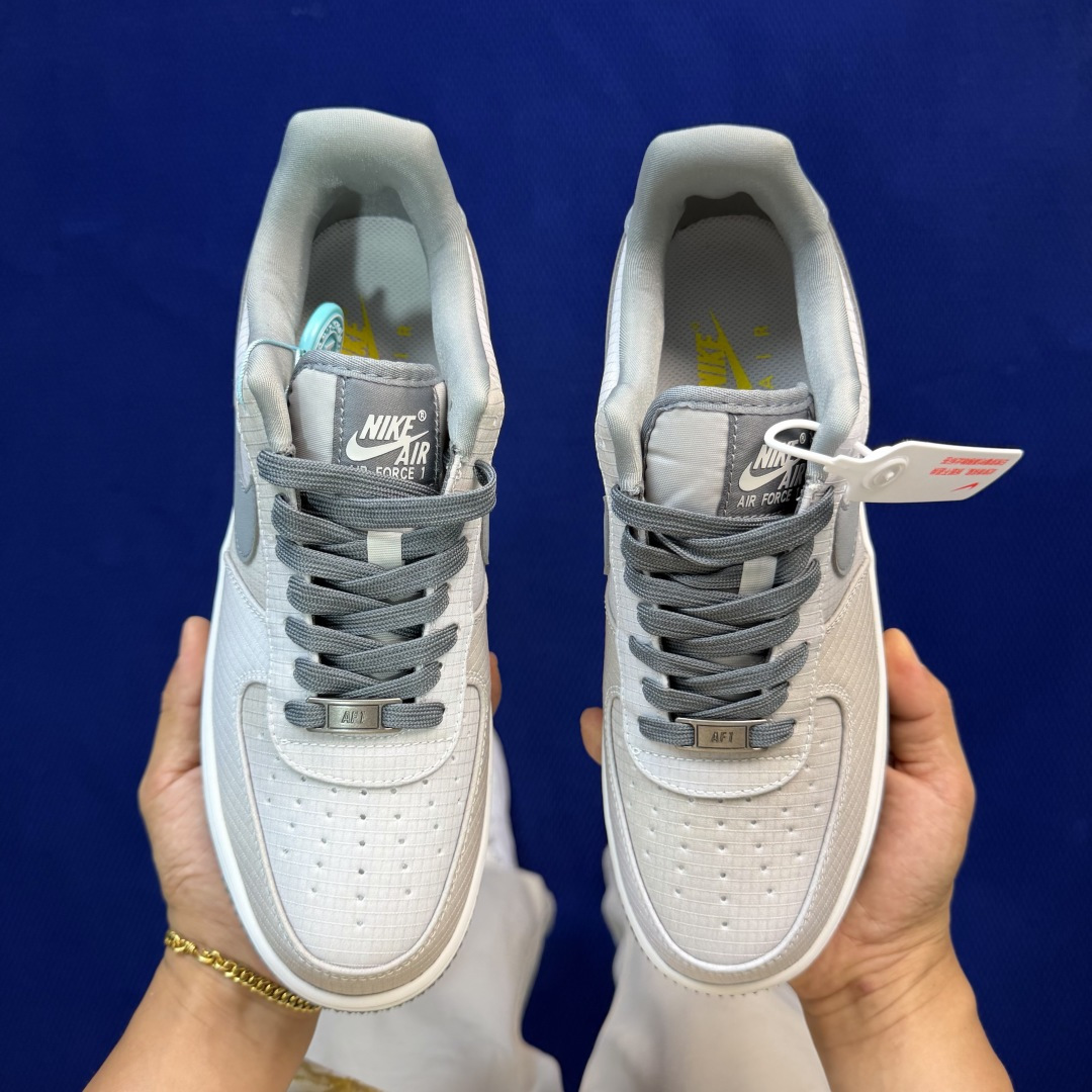3A空军！第647色：V底GTX防水机能浅灰Nike Air Force 1 Low百分百原鞋开发！PT