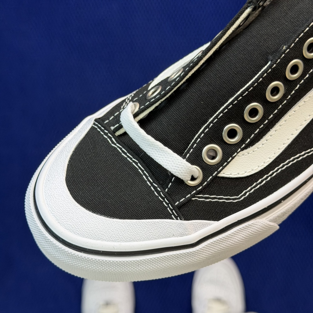 虎扑版！Vans Style 36 低帮 030V纯原级别外贸订单！万斯经典 硫化帆布板鞋正品海鸥线 鞋