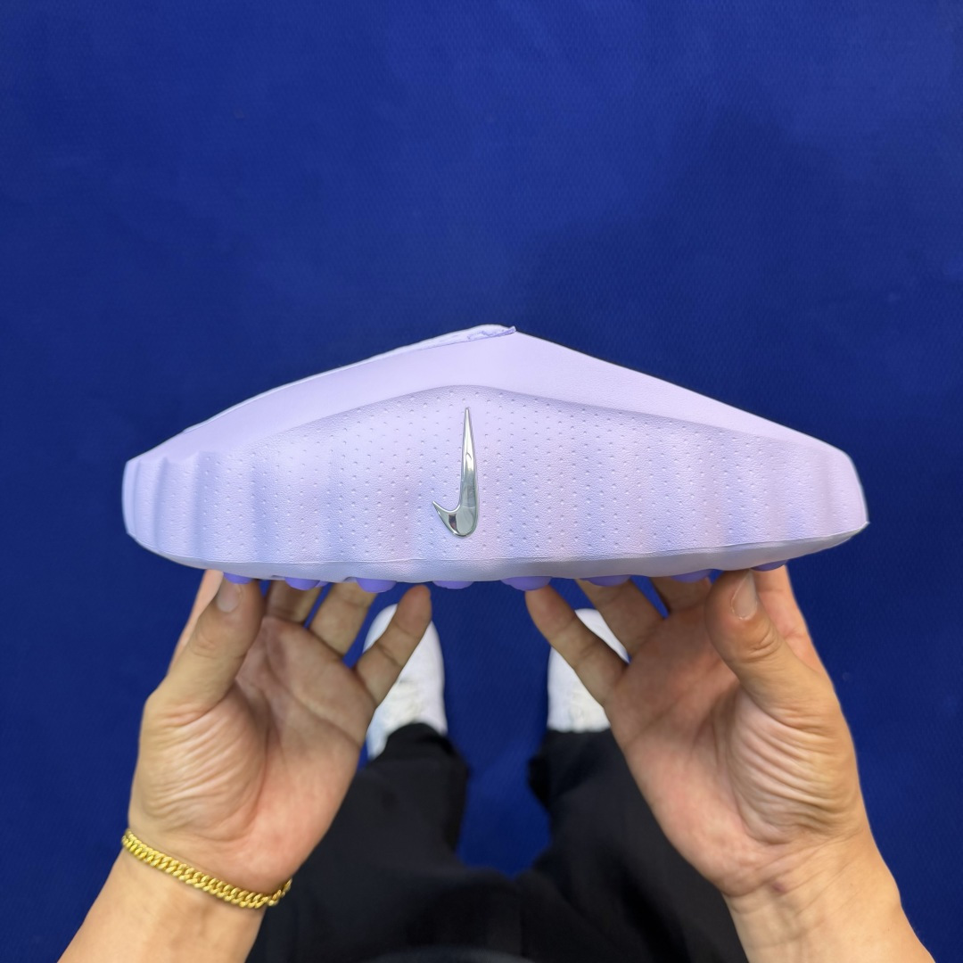 RL正确版出货‼️Nike Mind 001拖鞋 第12色:淡紫色神经科学足底按摩包头拖鞋绿X可直接扫码