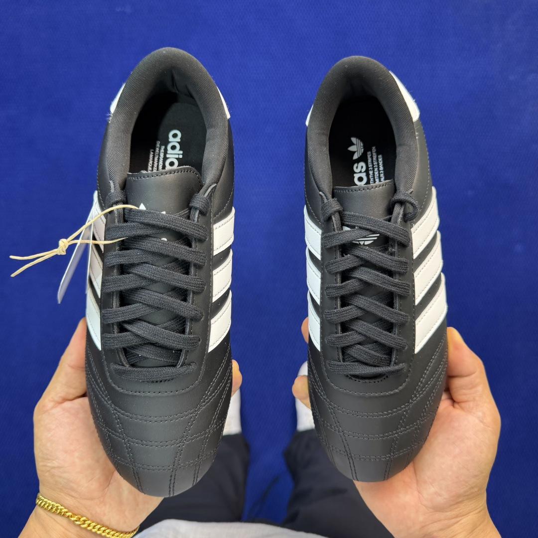 adidas originals Taekwondo 跆拳道训练鞋货号：JS1193 系带黑色尺码：36