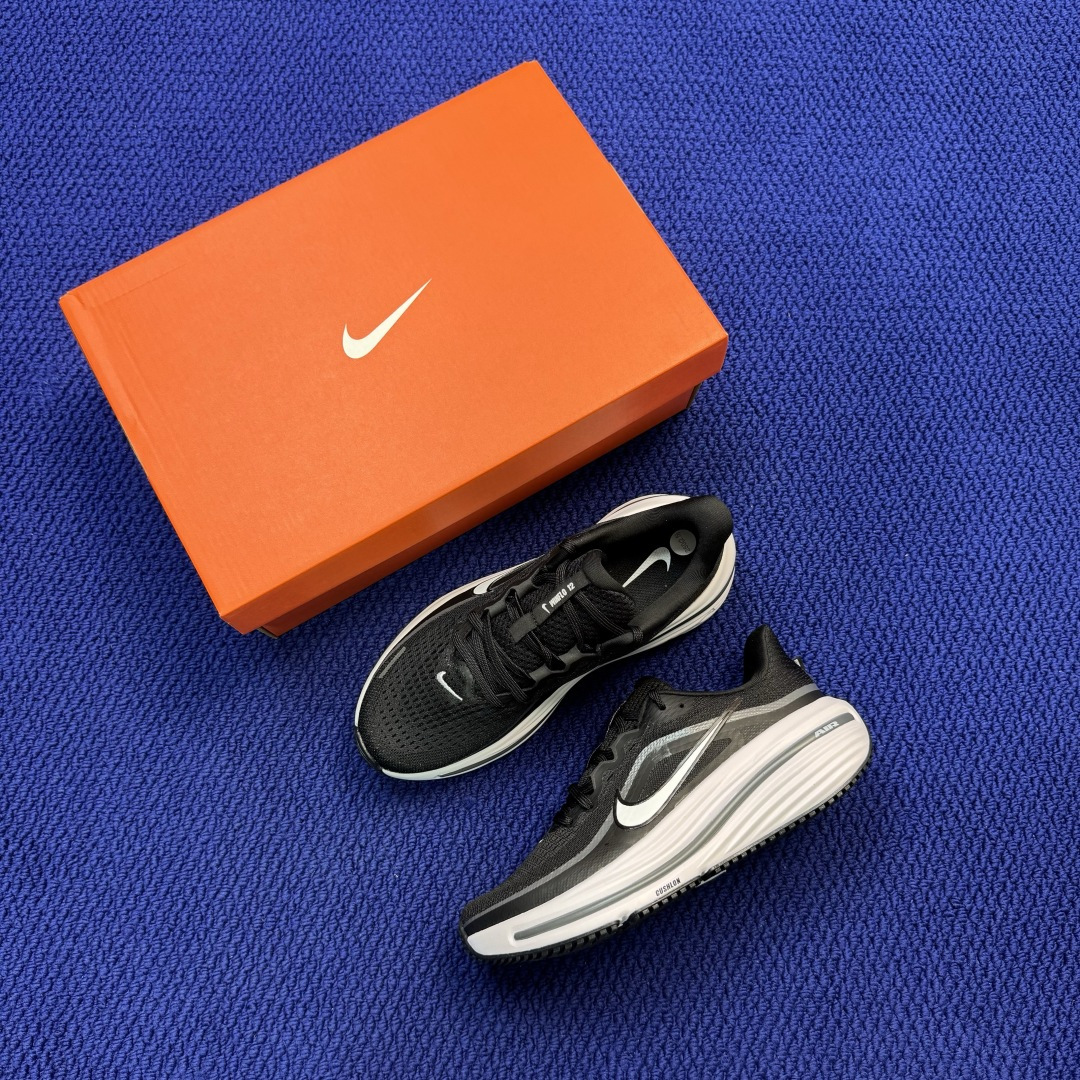 大厂纯原1:1！Nike Winflo 12 跑步鞋公司级 第1色: 黑色货号：HV9272-002 尺