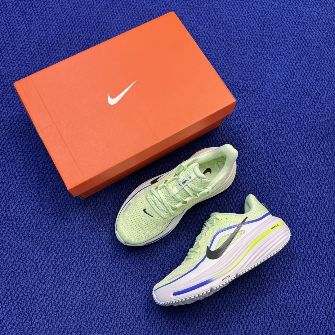大厂纯原1:1！Nike Winflo 12 跑步鞋公司级 第3色: 白绿货号：HV9272-700 尺