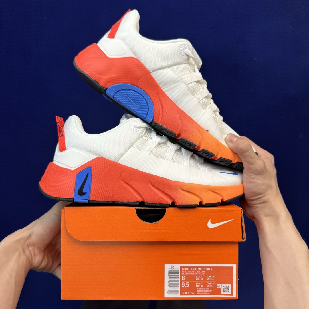 Nike Free Metcon 7 综合训练鞋第4色:白橙货号：II7405-102 尺码：36-46