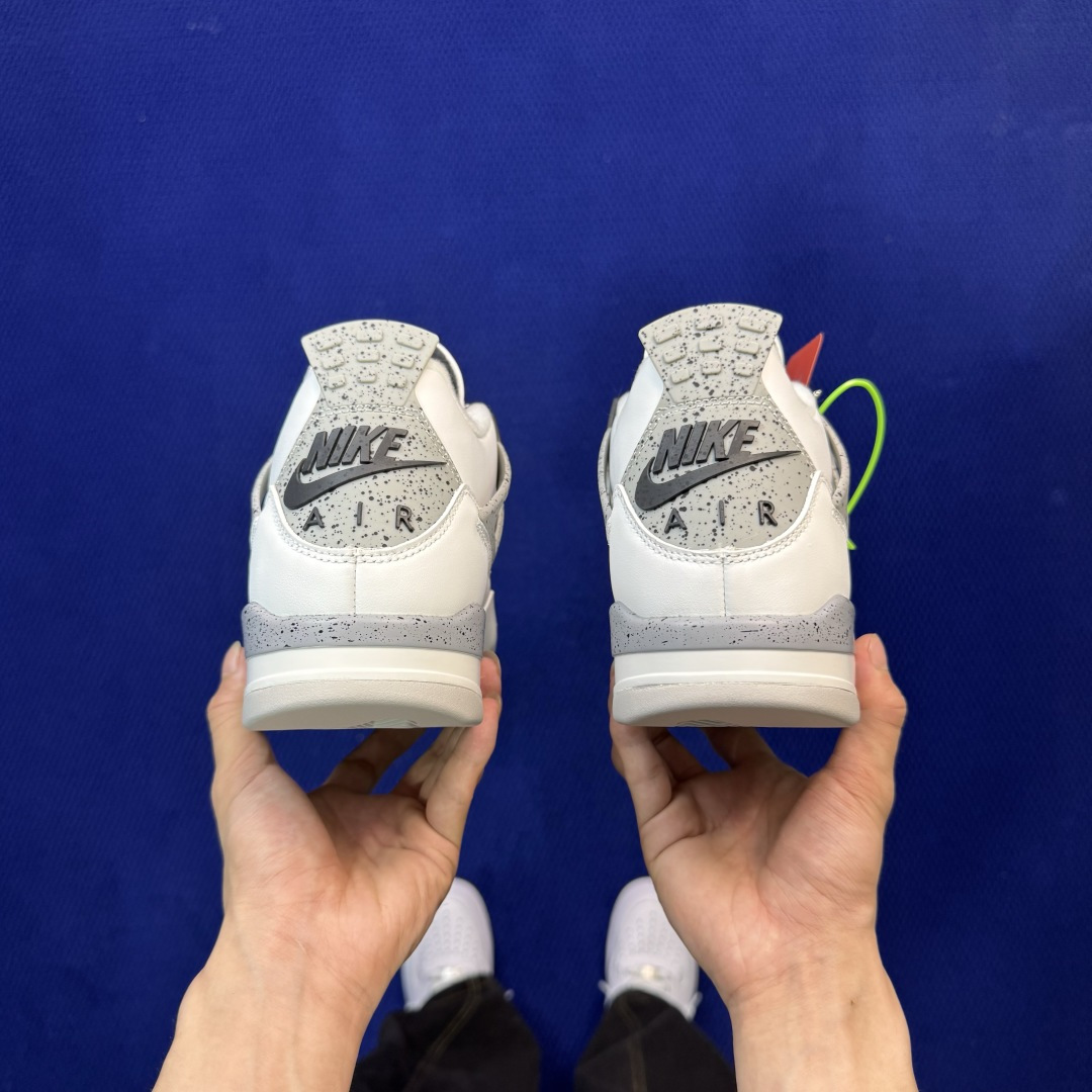 顶级性价比 aj4系列 第19色:灰水泥全头层纯原大厂品质！货号：FV5029-100 尺码40-47.