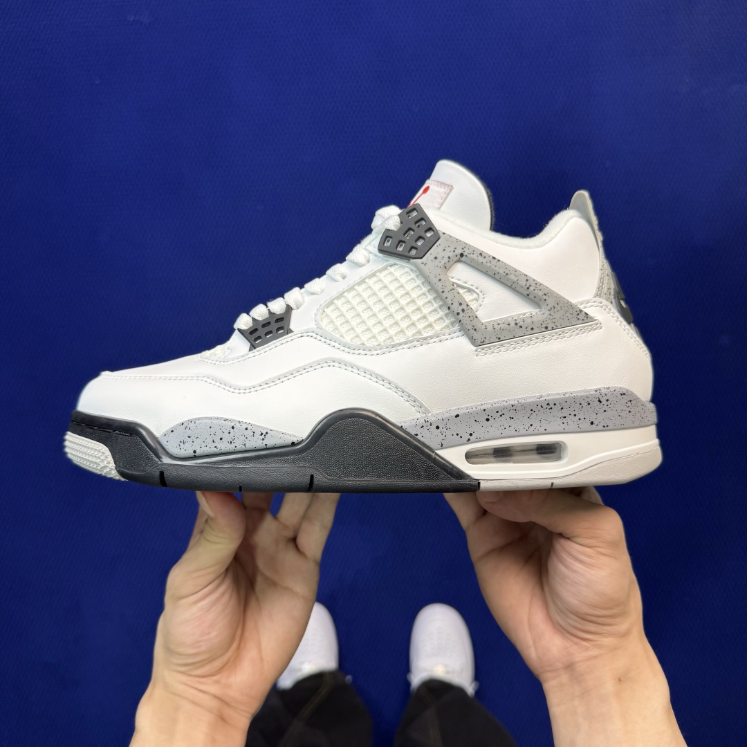 顶级性价比 aj4系列 第19色:灰水泥全头层纯原大厂品质！货号：FV5029-100 尺码40-47.