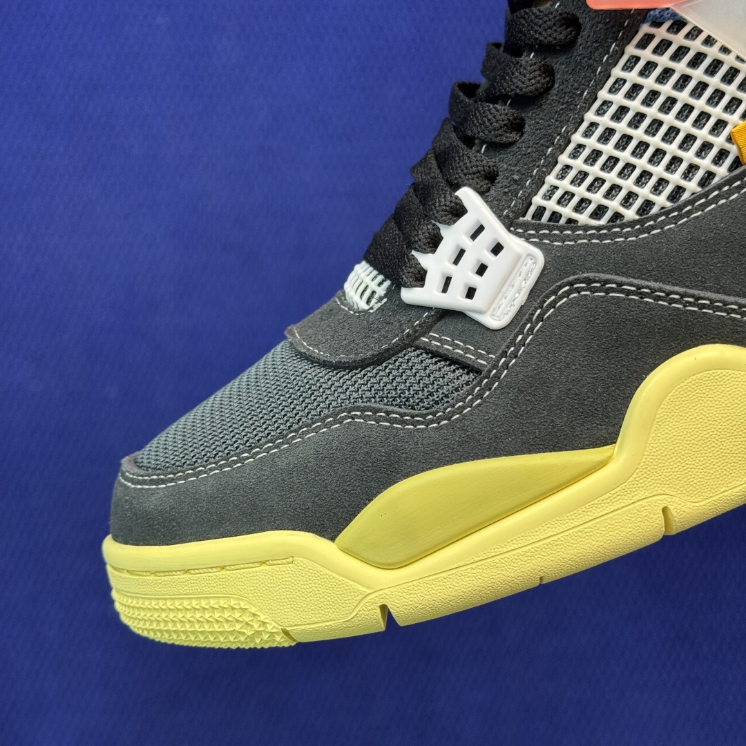 顶级性价比 aj4系列 第22色:Union联名黑蓝全头层纯原大厂品质！货号：DC9533-001 尺码