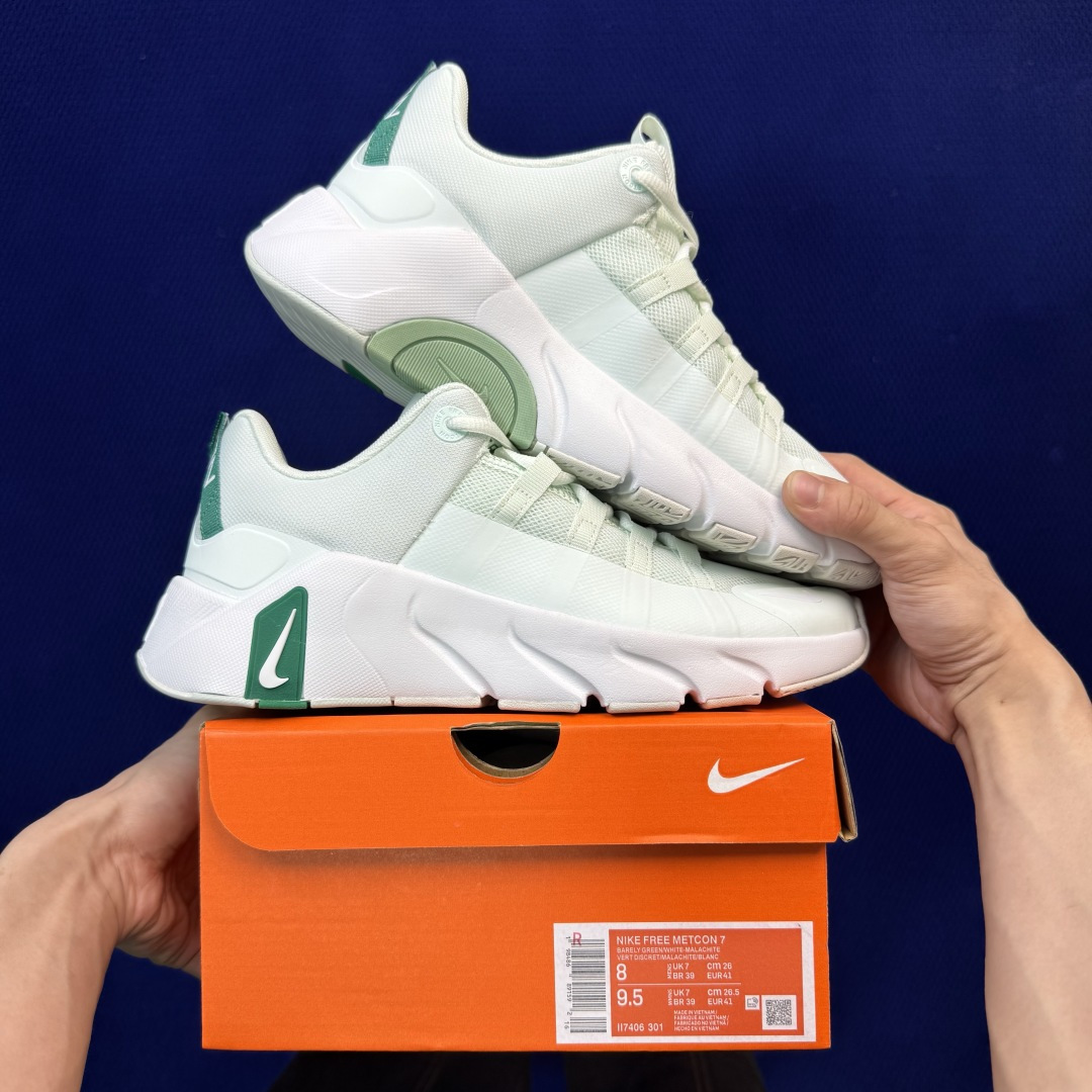 Nike Free Metcon 7 综合训练鞋第5色:白绿货号：II7406-301 尺码：36-46