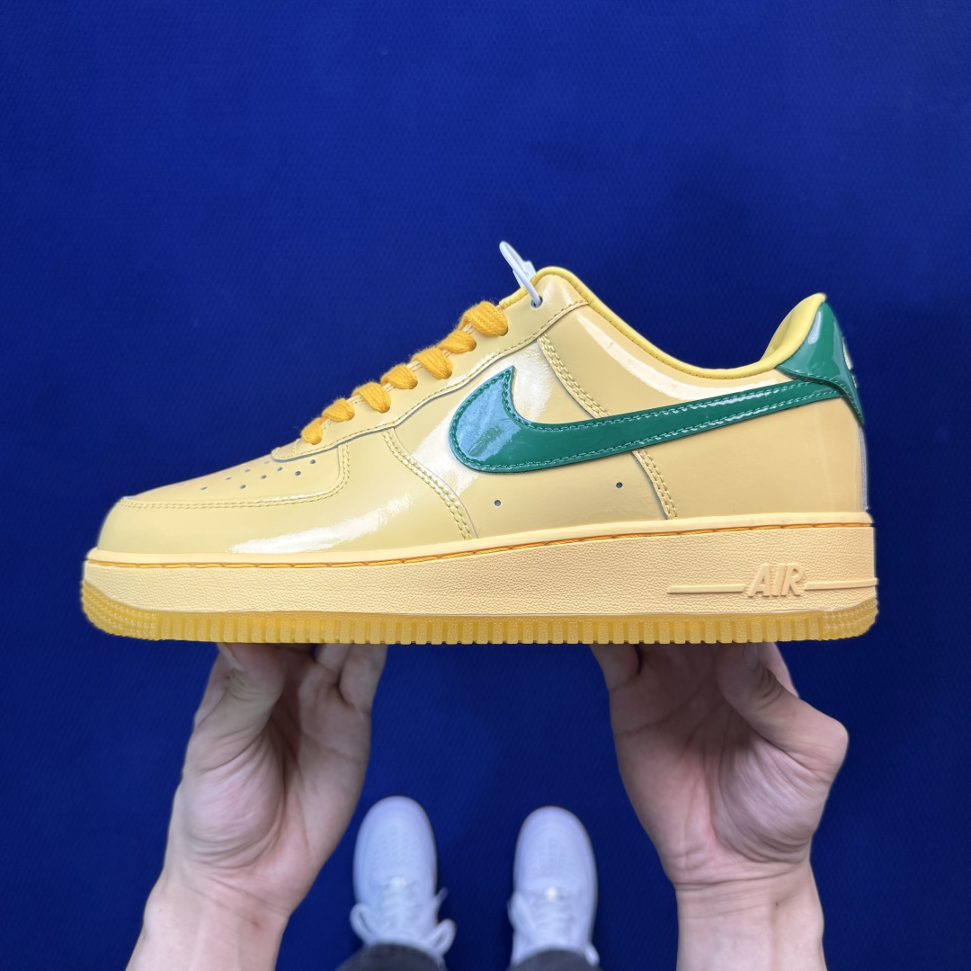 3A空军！第649色：漆皮黄玉Nike Air Force 1 Low百分百原鞋开发！PT市场真正匠心空