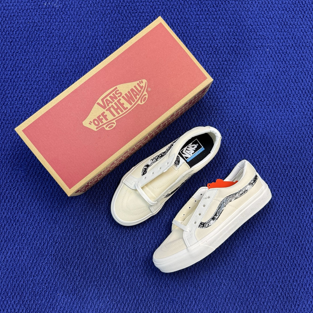 虎扑版！Vans Sk8-Low 低帮 K19V纯原级别外贸订单！万斯经典 硫化帆布板鞋正品海鸥线 鞋头