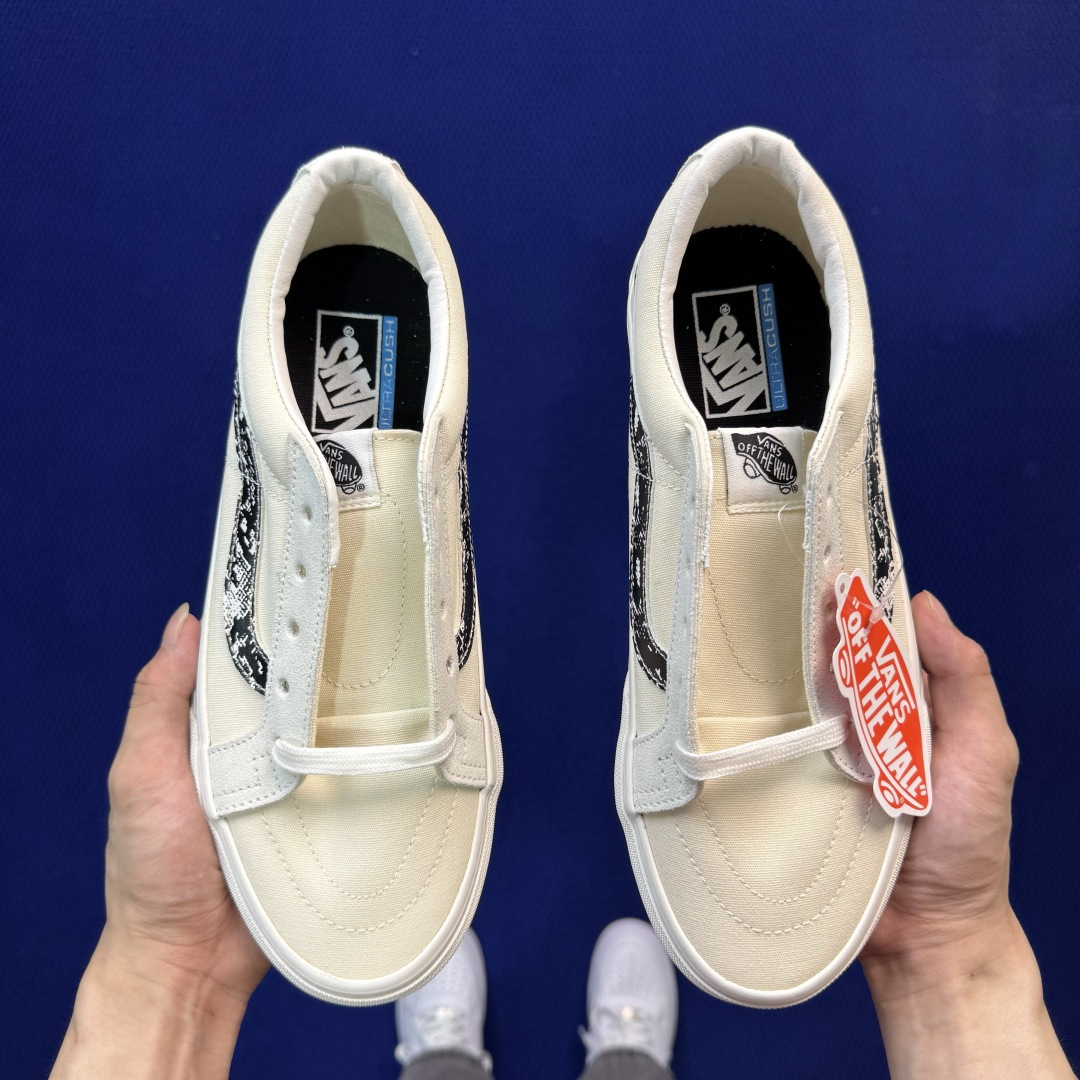 虎扑版！Vans Sk8-Low 低帮 K19V纯原级别外贸订单！万斯经典 硫化帆布板鞋正品海鸥线 鞋头