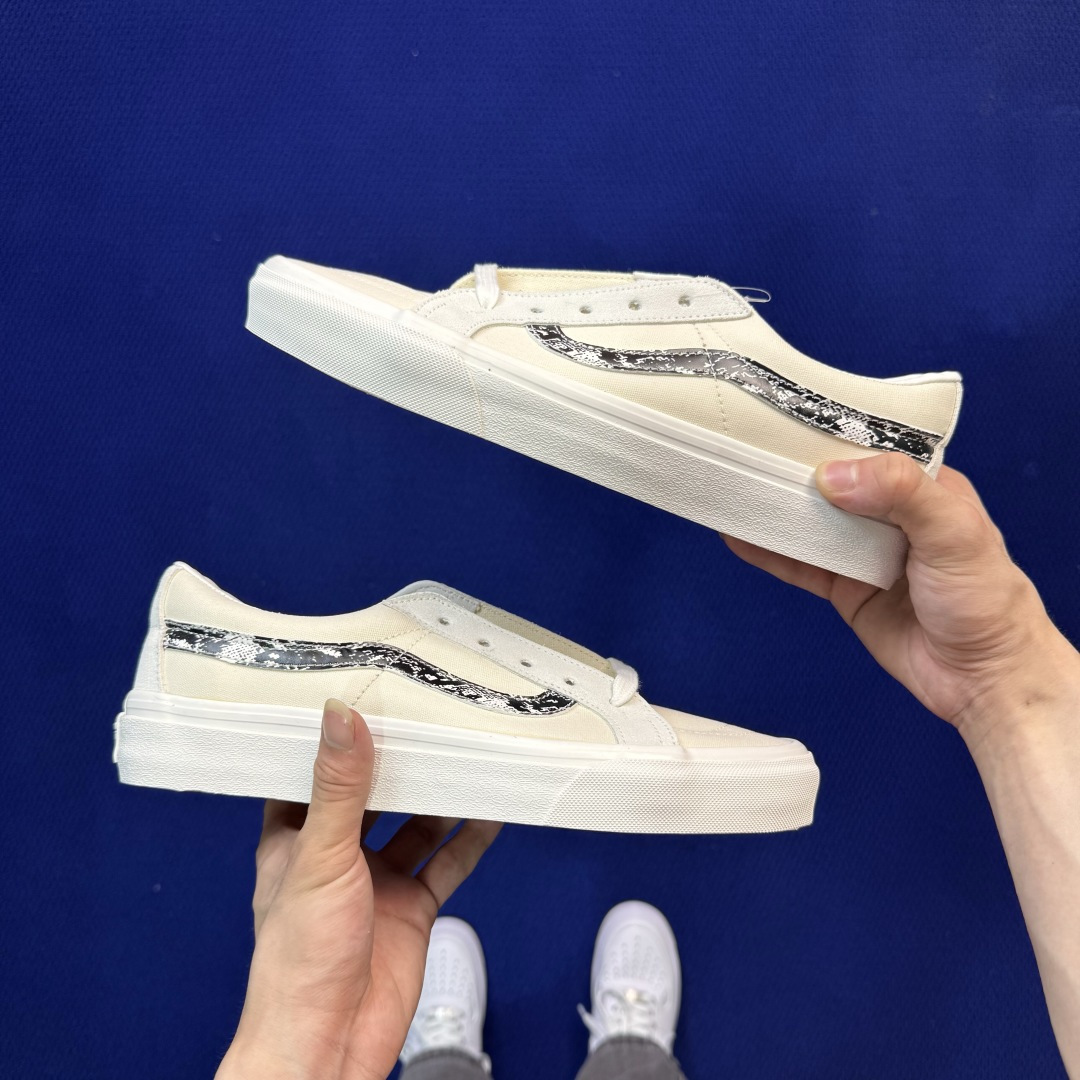 虎扑版！Vans Sk8-Low 低帮 K19V纯原级别外贸订单！万斯经典 硫化帆布板鞋正品海鸥线 鞋头
