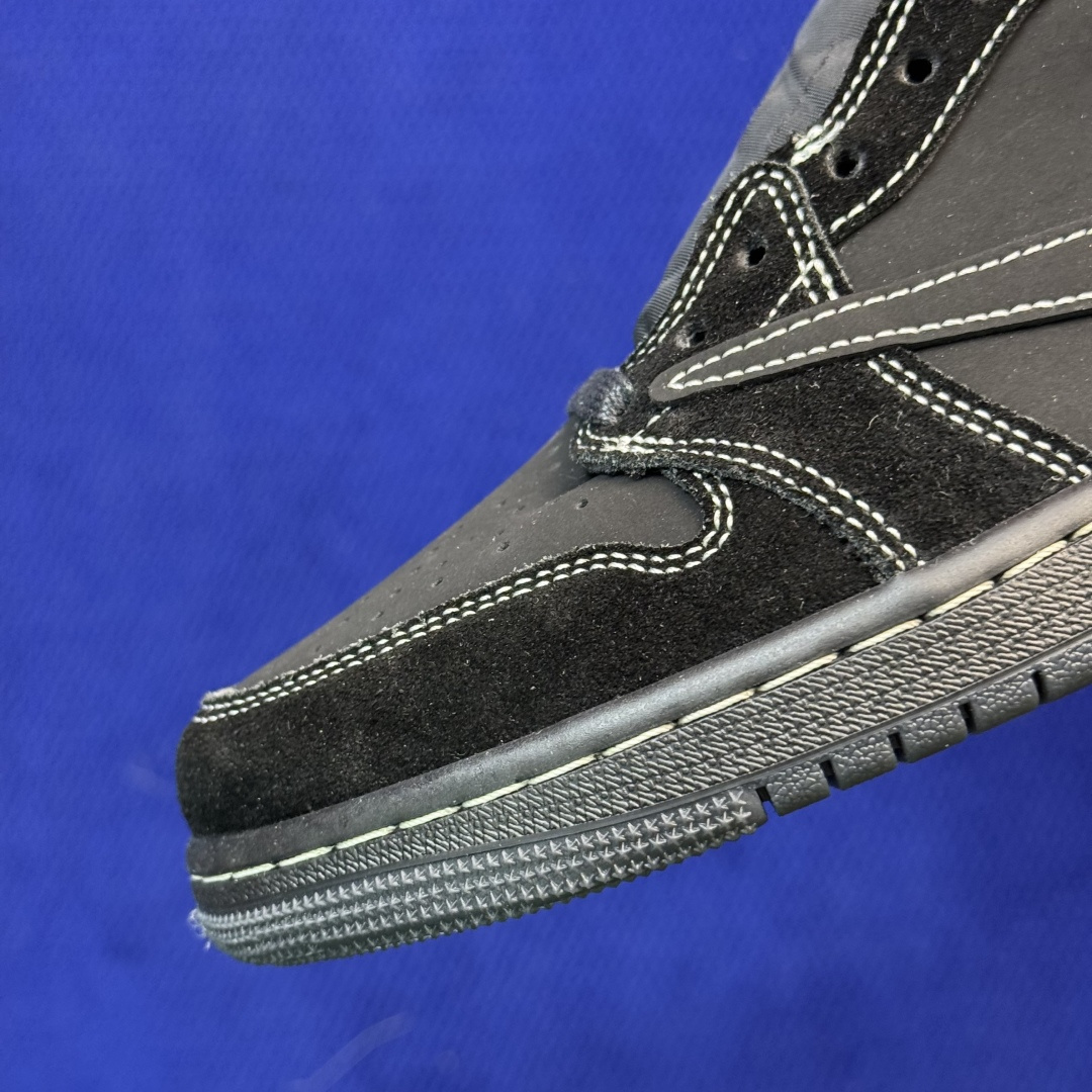 Travis Scott x Air Jordan Low 倒钩4.0黑武士完美品质出货 进口头层皮料 