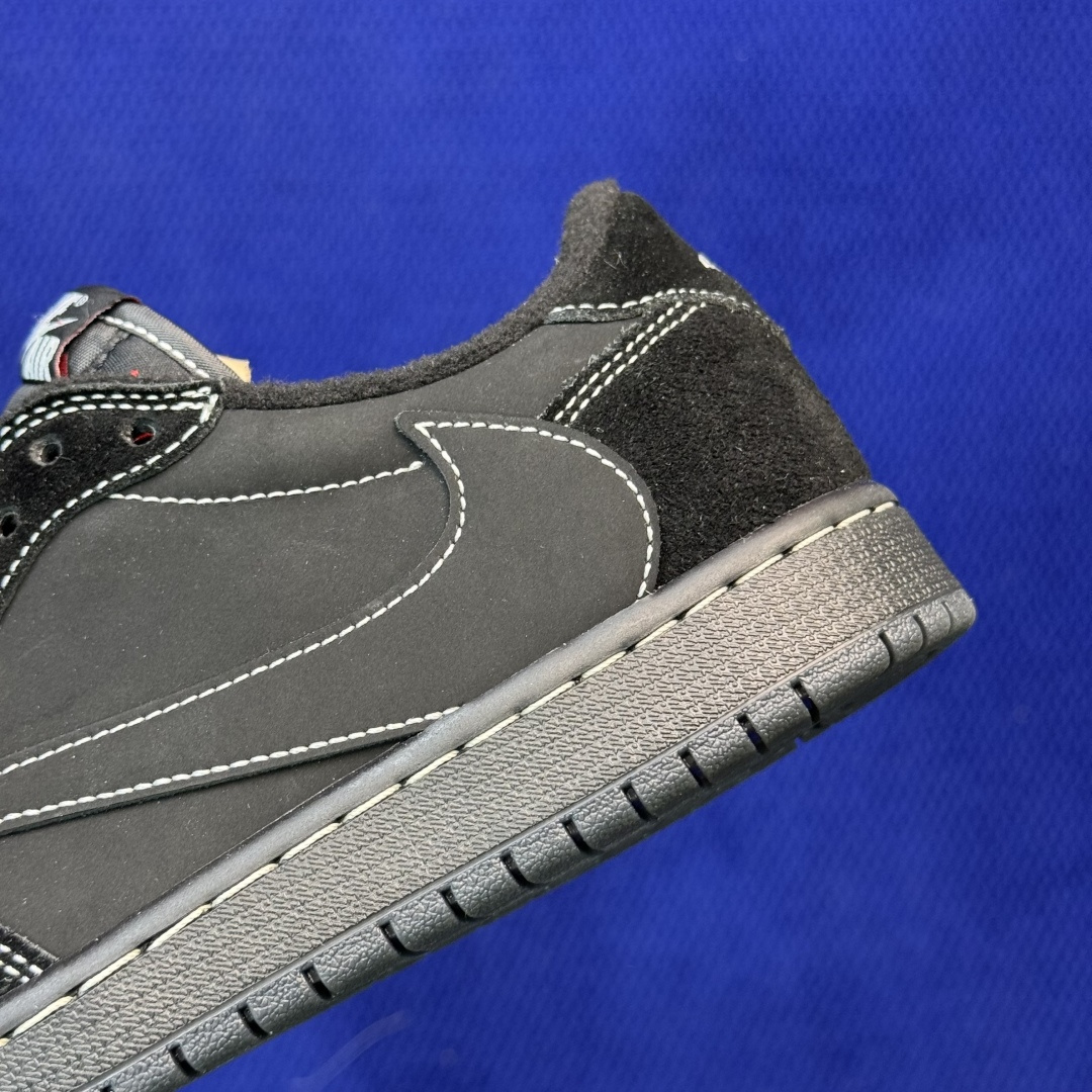 Travis Scott x Air Jordan Low 倒钩4.0黑武士完美品质出货 进口头层皮料 