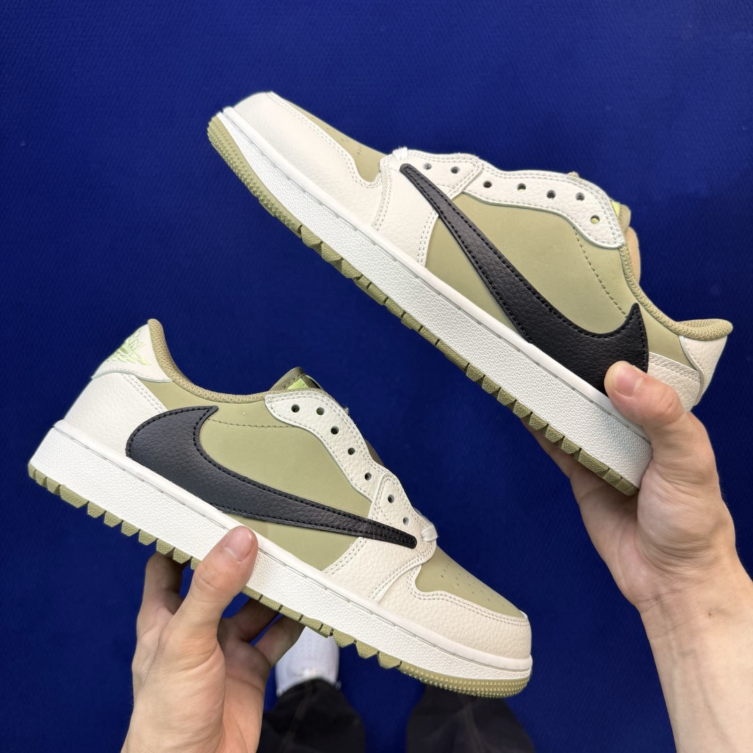 Travis Scott x Air Jordan Low Golf 倒钩6.0高尔夫棕白绿完美品质出货