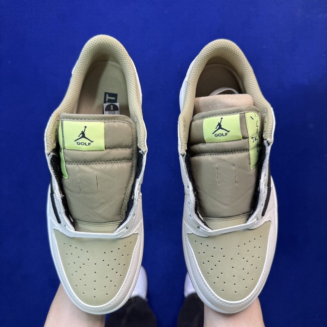 Travis Scott x Air Jordan Low Golf 倒钩6.0高尔夫棕白绿完美品质出货
