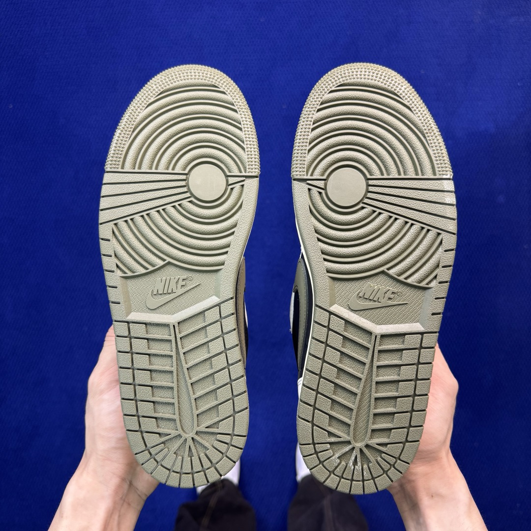 Travis Scott x Air Jordan Low 倒钩5.0 黑绿橄榄🫒完美品质出货 进口头层
