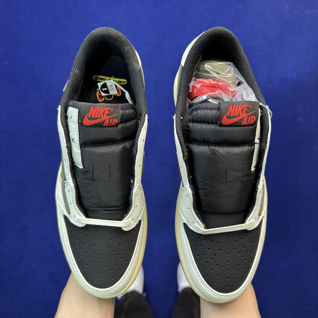 Travis Scott x Air Jordan Low 倒钩5.0 黑绿橄榄🫒完美品质出货 进口头层