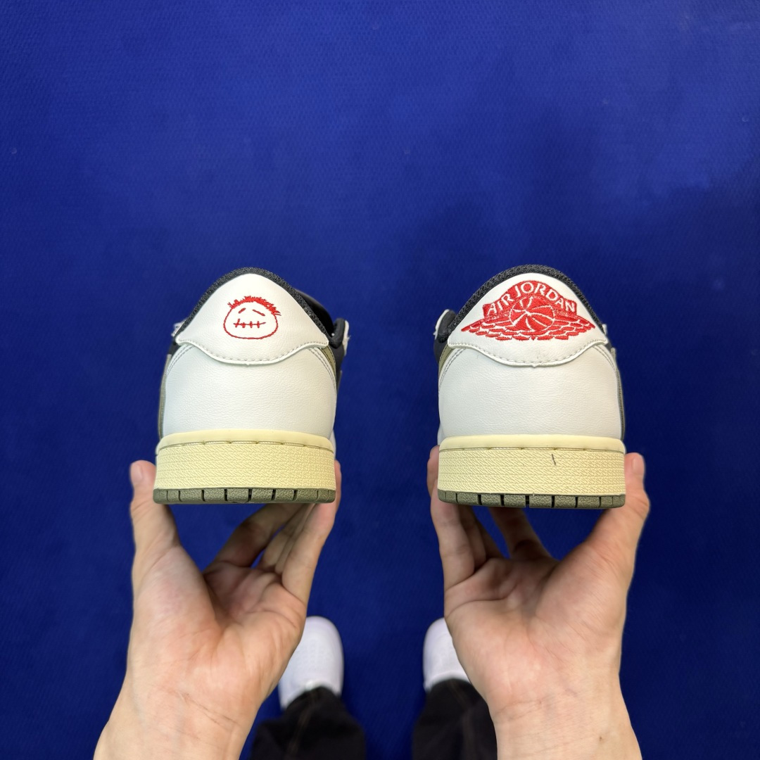 Travis Scott x Air Jordan Low 倒钩5.0 黑绿橄榄🫒完美品质出货 进口头层