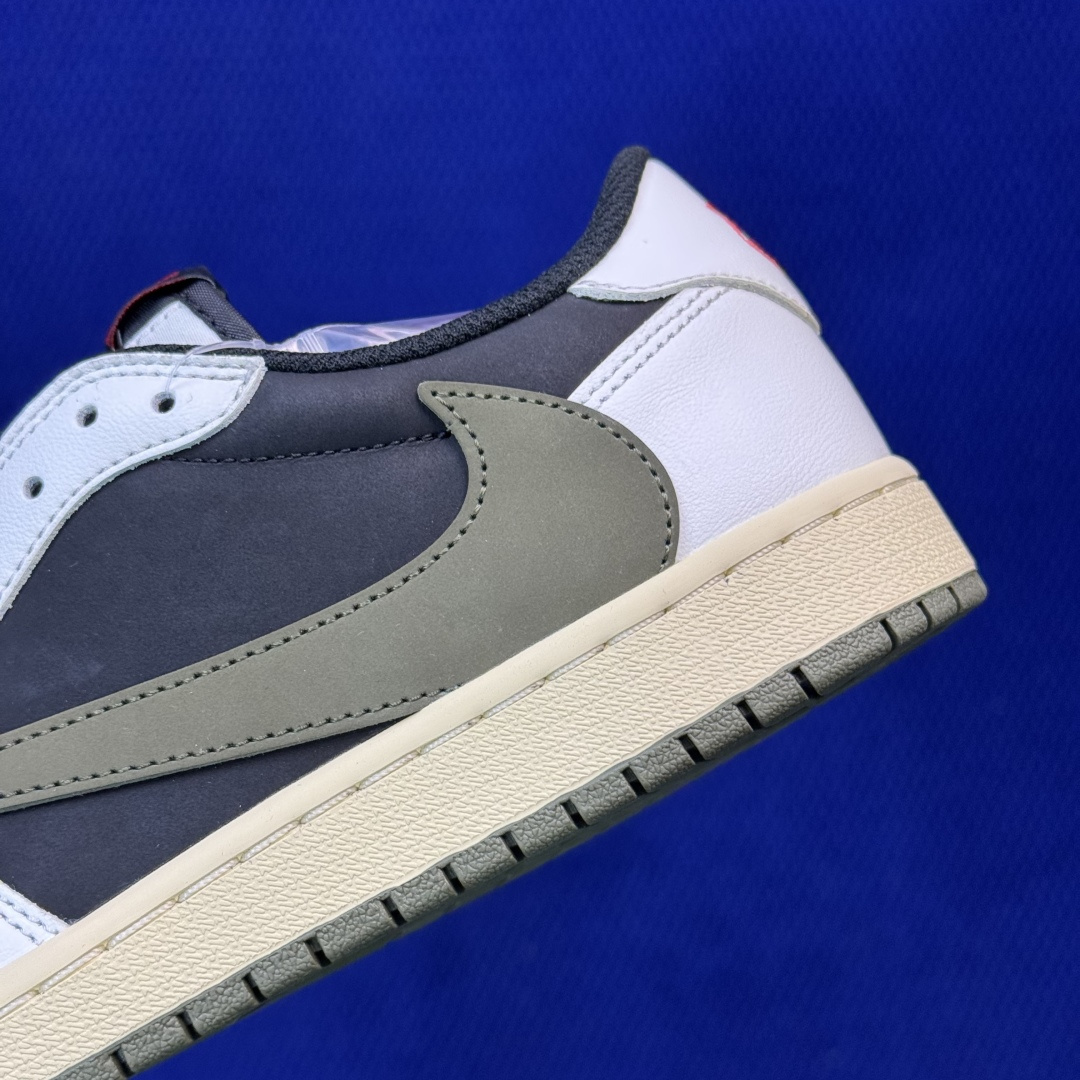 Travis Scott x Air Jordan Low 倒钩5.0 黑绿橄榄🫒完美品质出货 进口头层