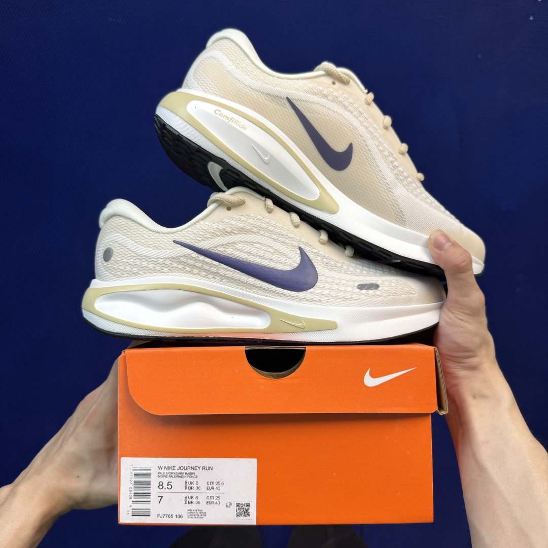 Nike Journey Run 休闲跑步鞋第5色:象牙白货号：女鞋FJ7765-106尺码：36-40