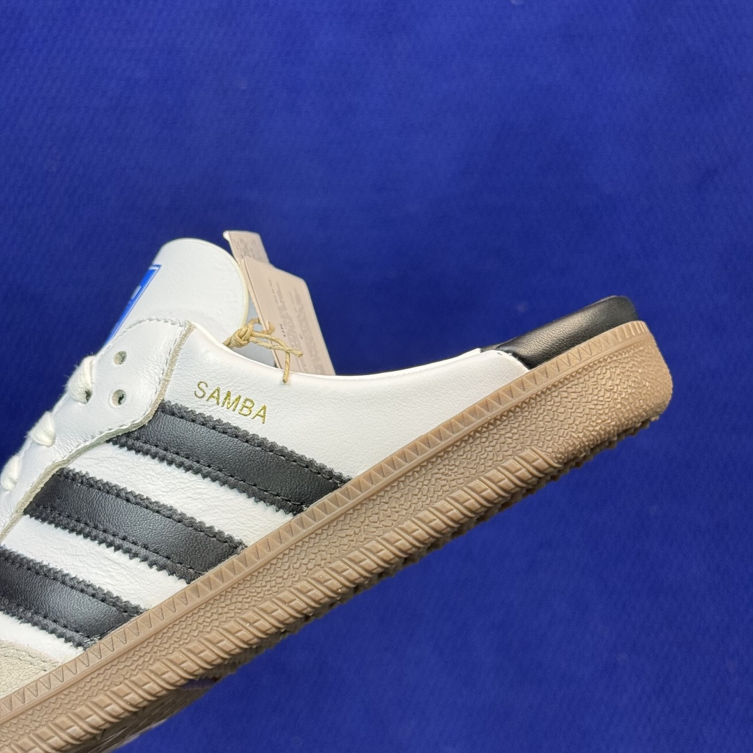 桑巴德训拖鞋一脚蹬 正确版出货！adidas originals Samba OG MULE 包头拖鞋货