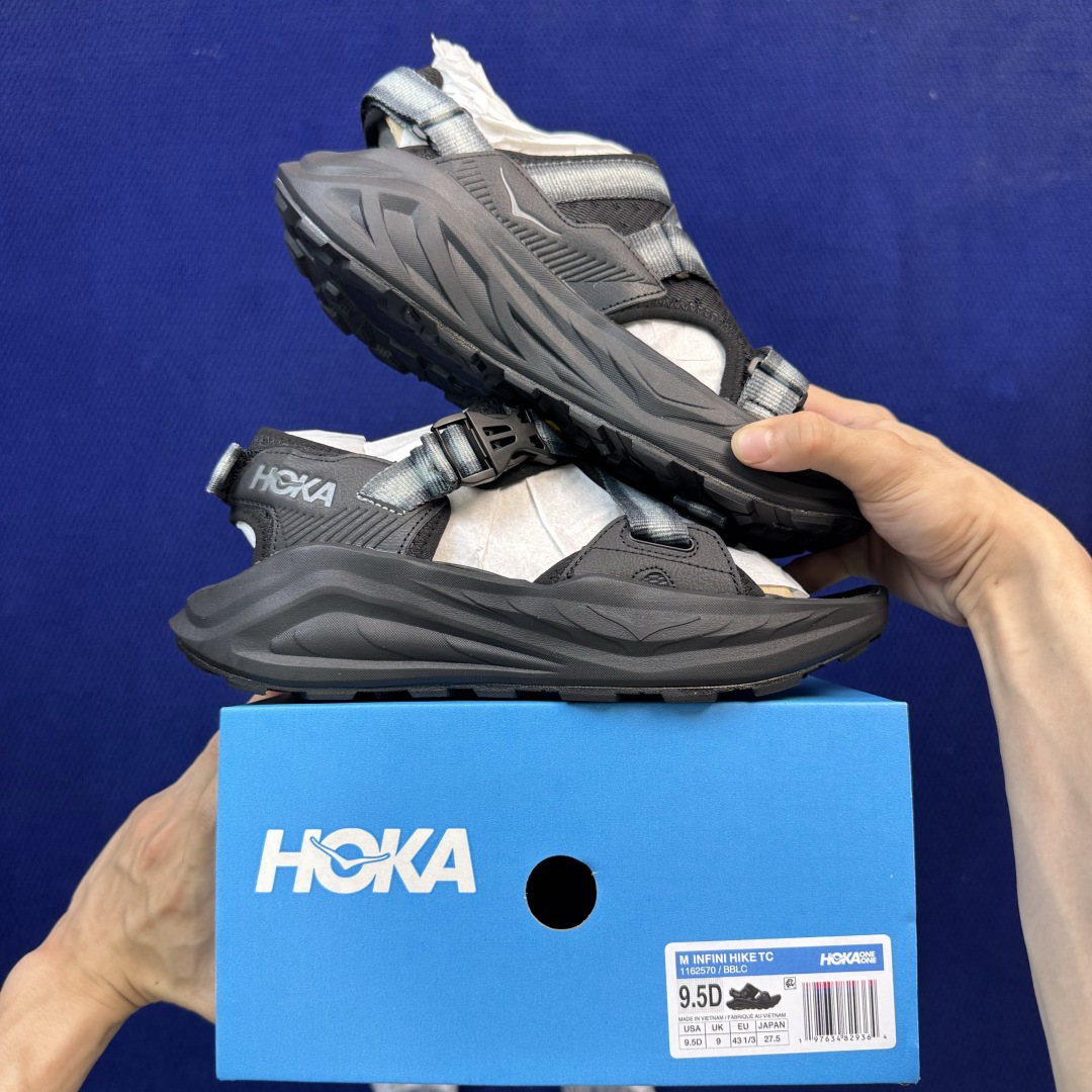 HOKA ONE ONE Infini Hike TC 沙滩凉鞋 褐色共5色货号：/BBLC尺码：36 