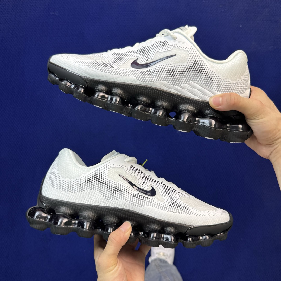 Nike AIR LIQUID MAX 第4色:白黑超弹气垫大底，上脚踩云感直接拉满！货号：IQ7634