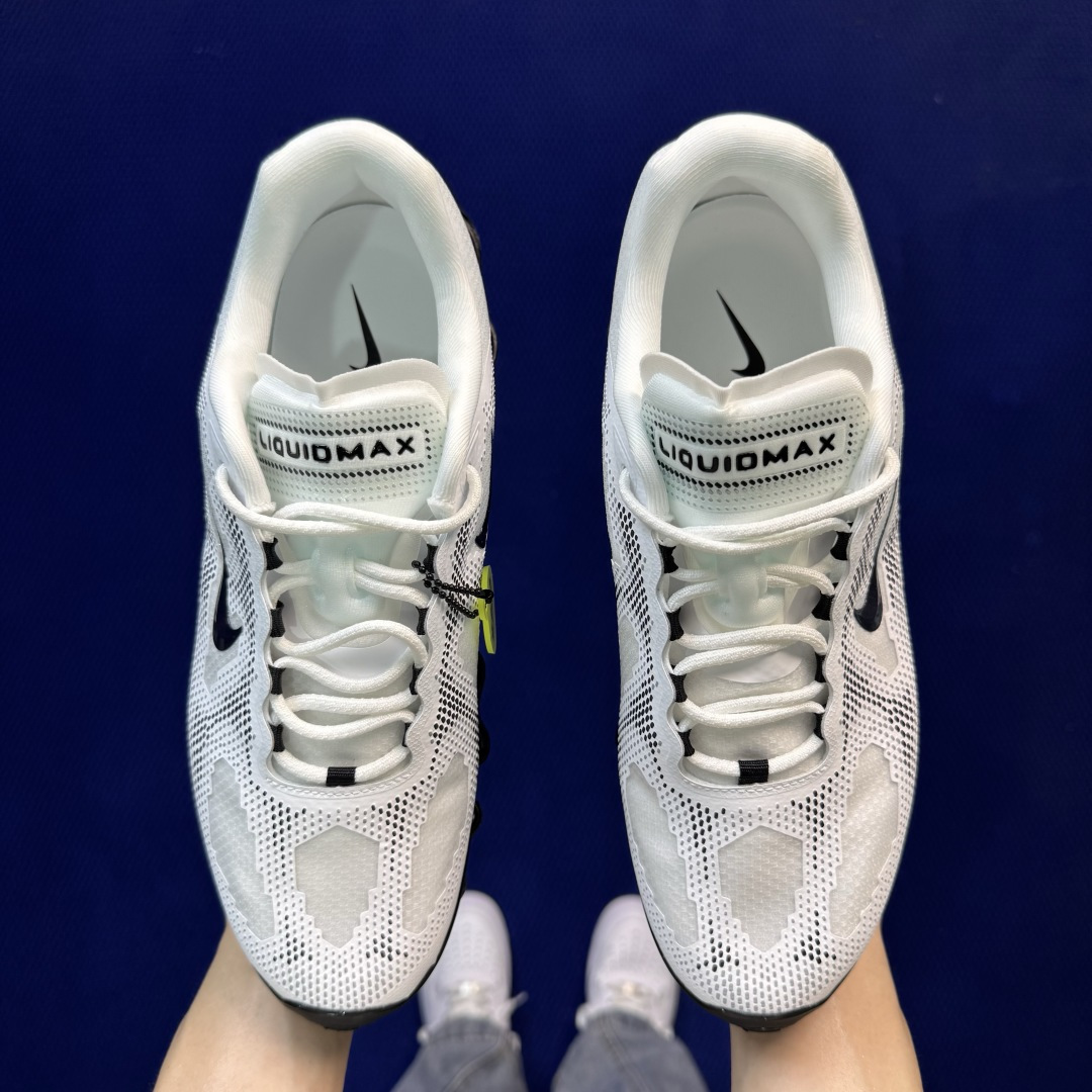 Nike AIR LIQUID MAX 第4色:白黑超弹气垫大底，上脚踩云感直接拉满！货号：IQ7634