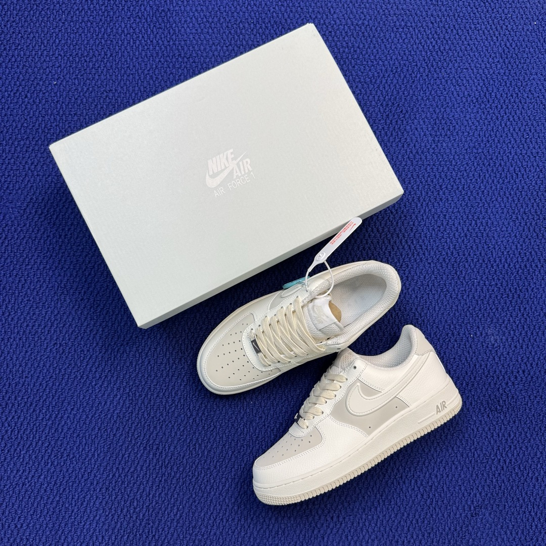 3A空军！第654色：帆白Nike Air Force 1 Low百分百原鞋开发！PT市场真正匠心空军！