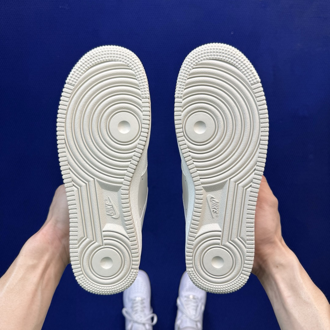 3A空军！第654色：帆白Nike Air Force 1 Low百分百原鞋开发！PT市场真正匠心空军！