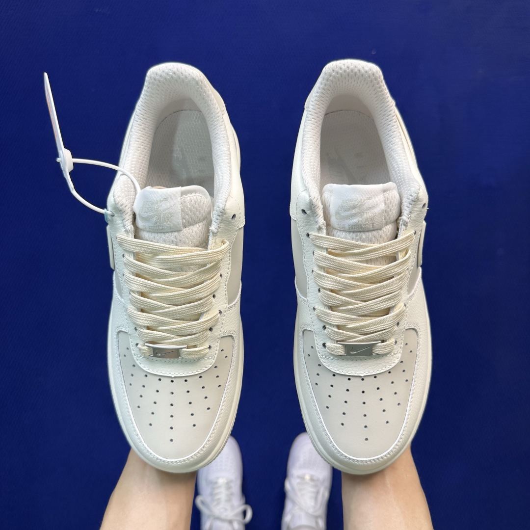 3A空军！第654色：帆白Nike Air Force 1 Low百分百原鞋开发！PT市场真正匠心空军！