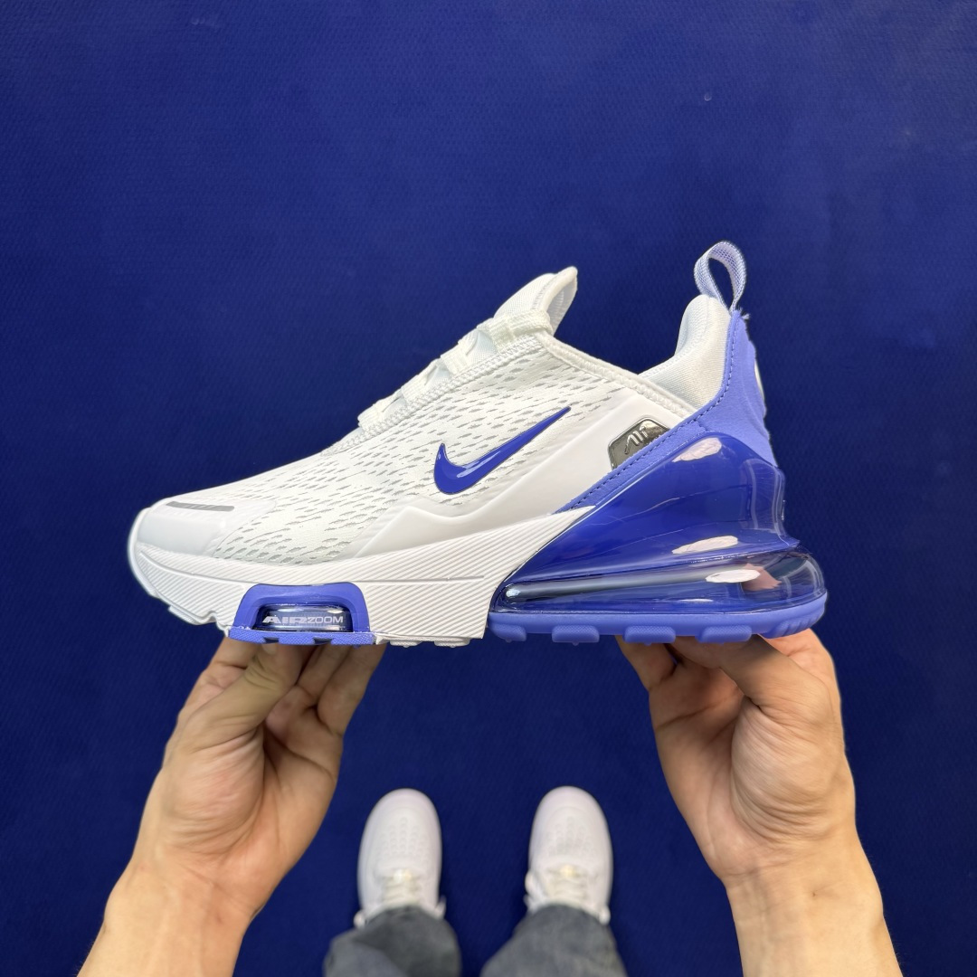 C版 Nike Air Max 270 PRM 最强品质第7色:白蓝最强版本出货，又一行业标杆之作！ 2