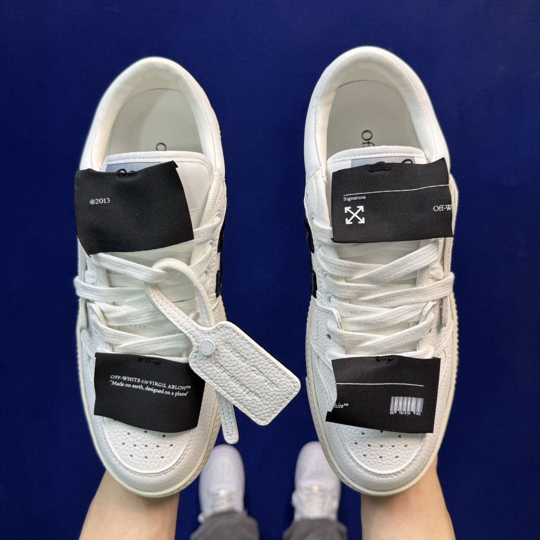 顶奢OW板鞋 OFF-WHITE 3.0 Court 第3色:白色市面最强品质！全方位复刻！带原装扣全套