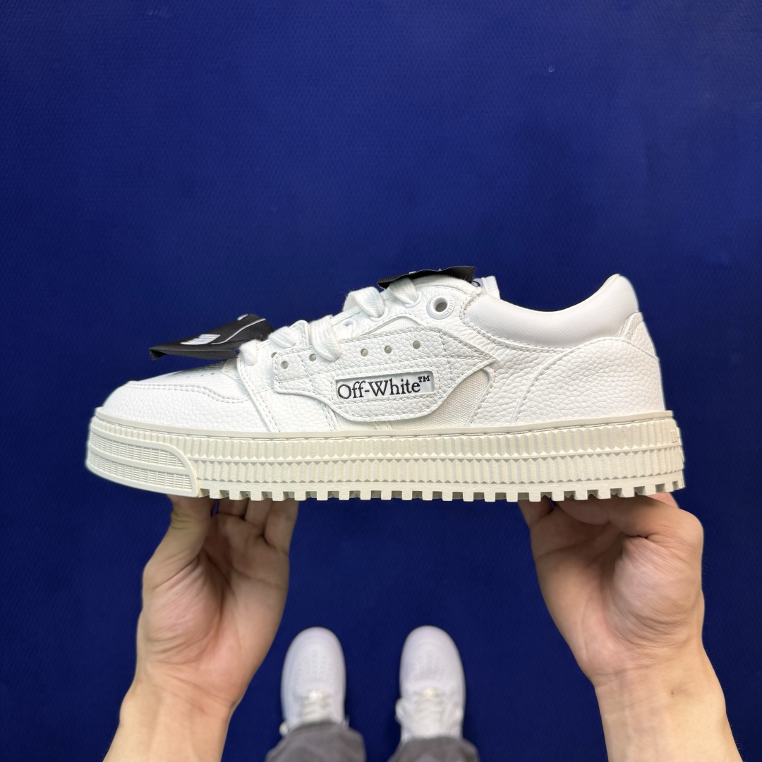 顶奢OW板鞋 OFF-WHITE 3.0 Court 第3色:白色市面最强品质！全方位复刻！带原装扣全套