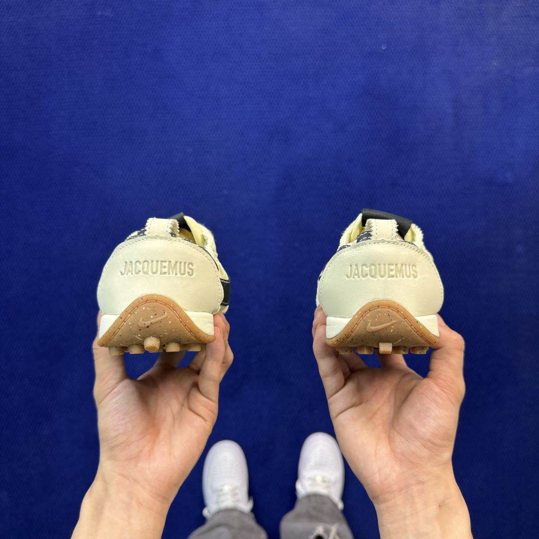 联名款薄底华夫鞋！Jacquemus x Nike Moon Shoe SP正确RB+MD组合大底！货号