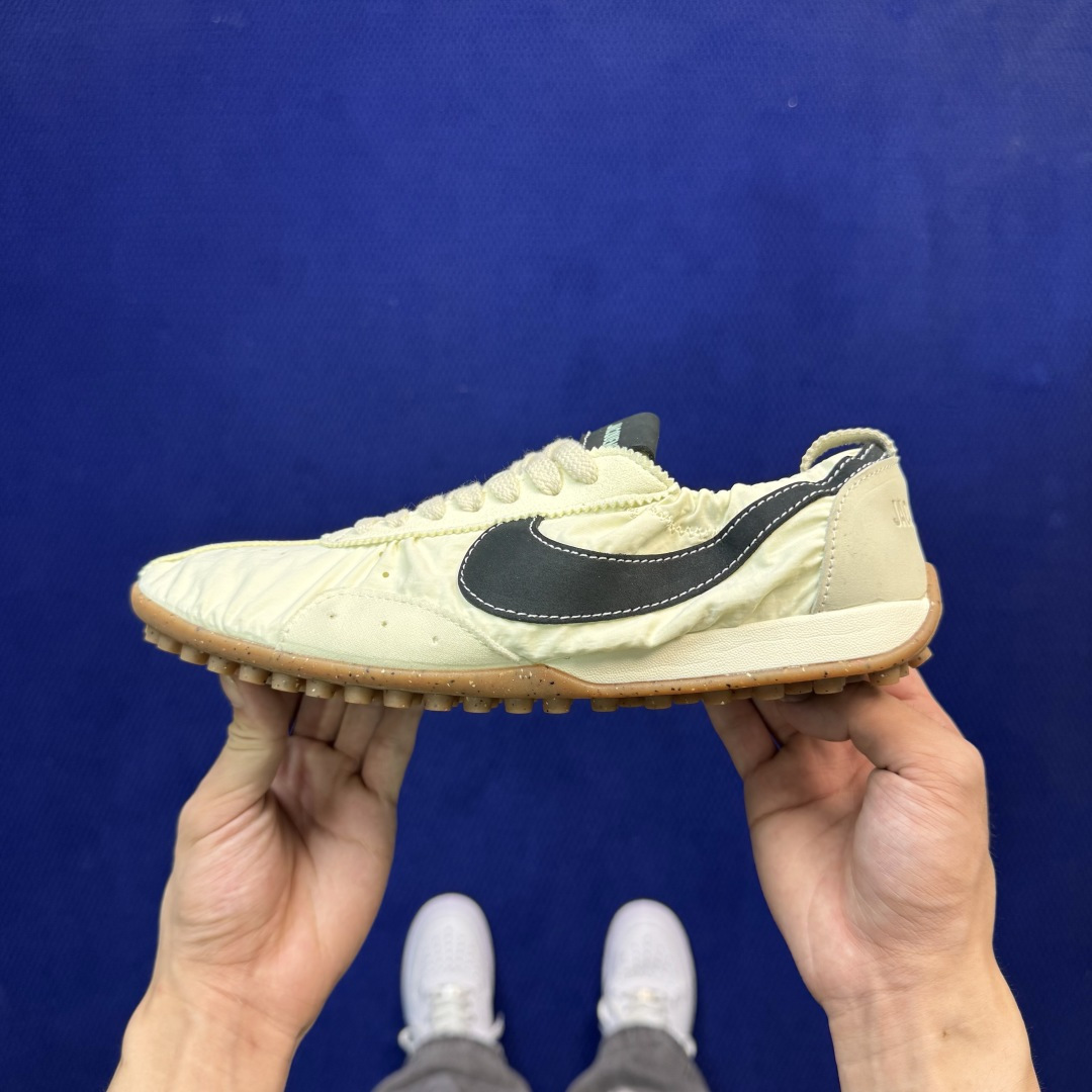 联名款薄底华夫鞋！Jacquemus x Nike Moon Shoe SP正确RB+MD组合大底！货号