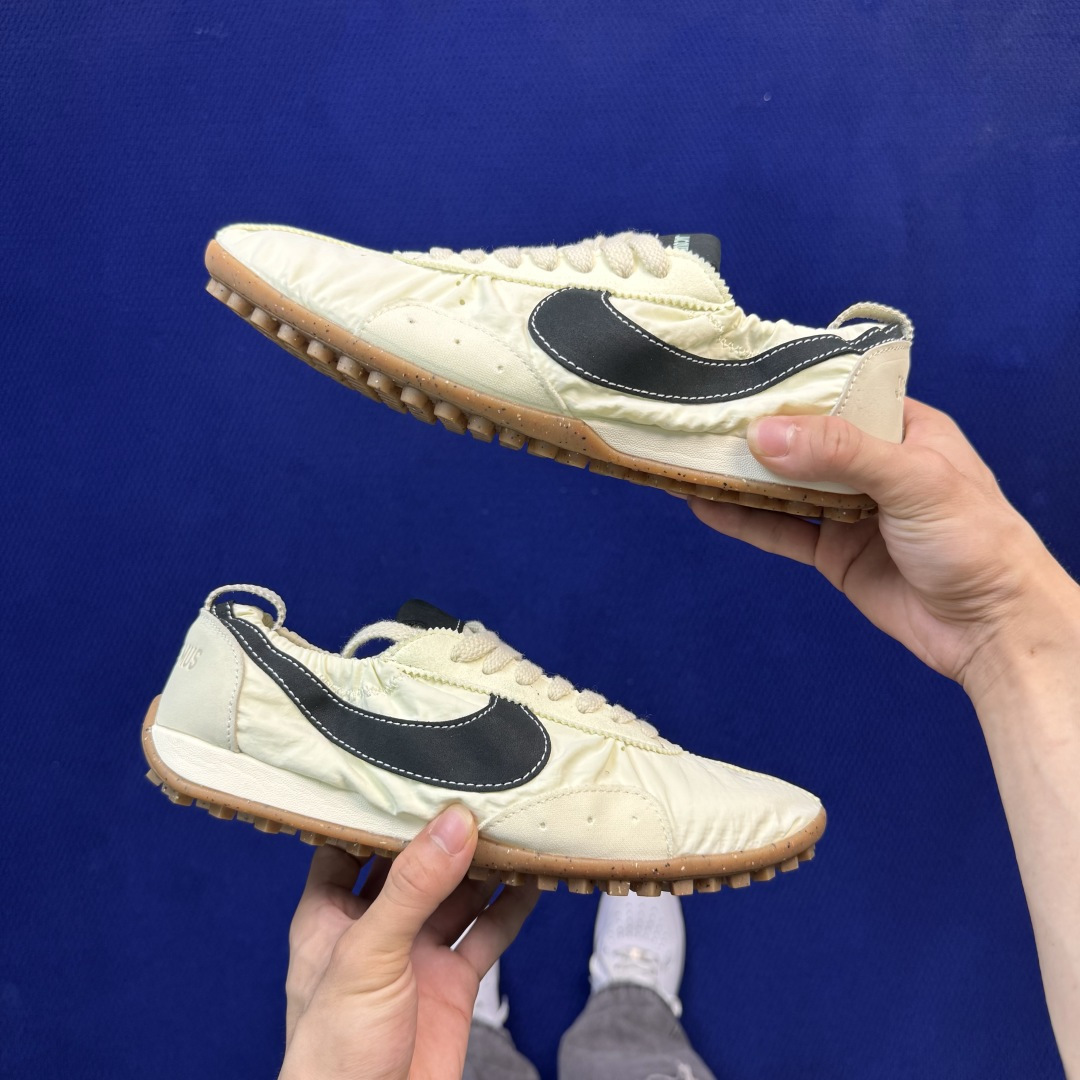 联名款薄底华夫鞋！Jacquemus x Nike Moon Shoe SP正确RB+MD组合大底！货号