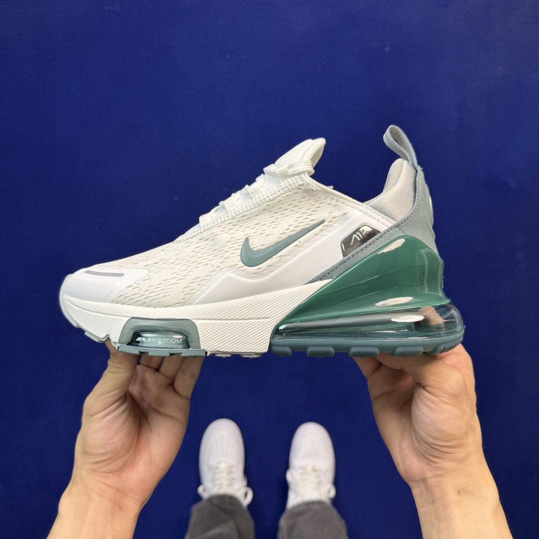 C版 Nike Air Max 270 PRM 最强品质第9色:白绿最强版本出货，又一行业标杆之作！ 2