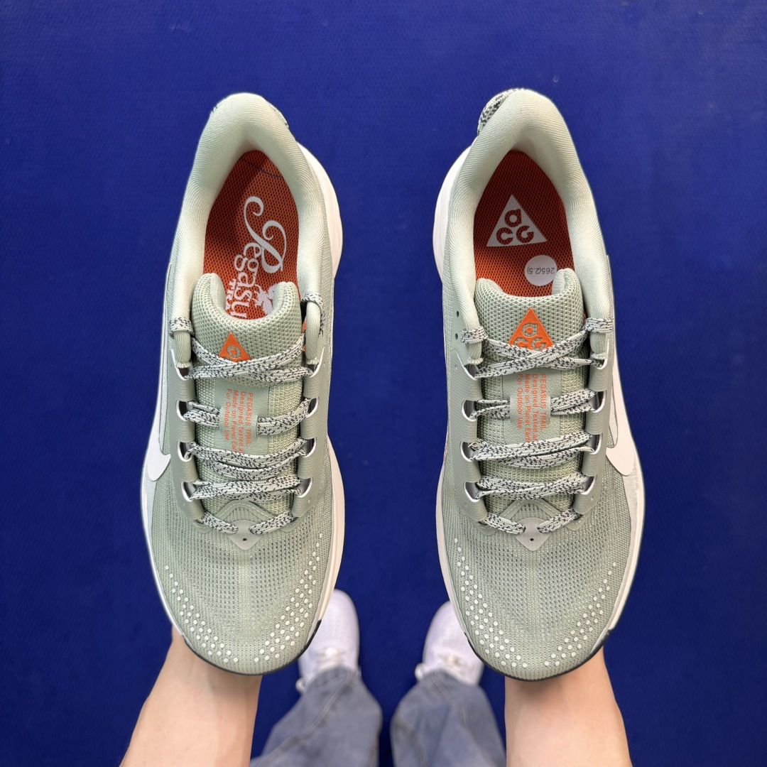 大厂纯原1:1！Nike ACG PEGASUS TRAIL 越野跑步鞋公司级 第2色:黑白灰绿货号：H